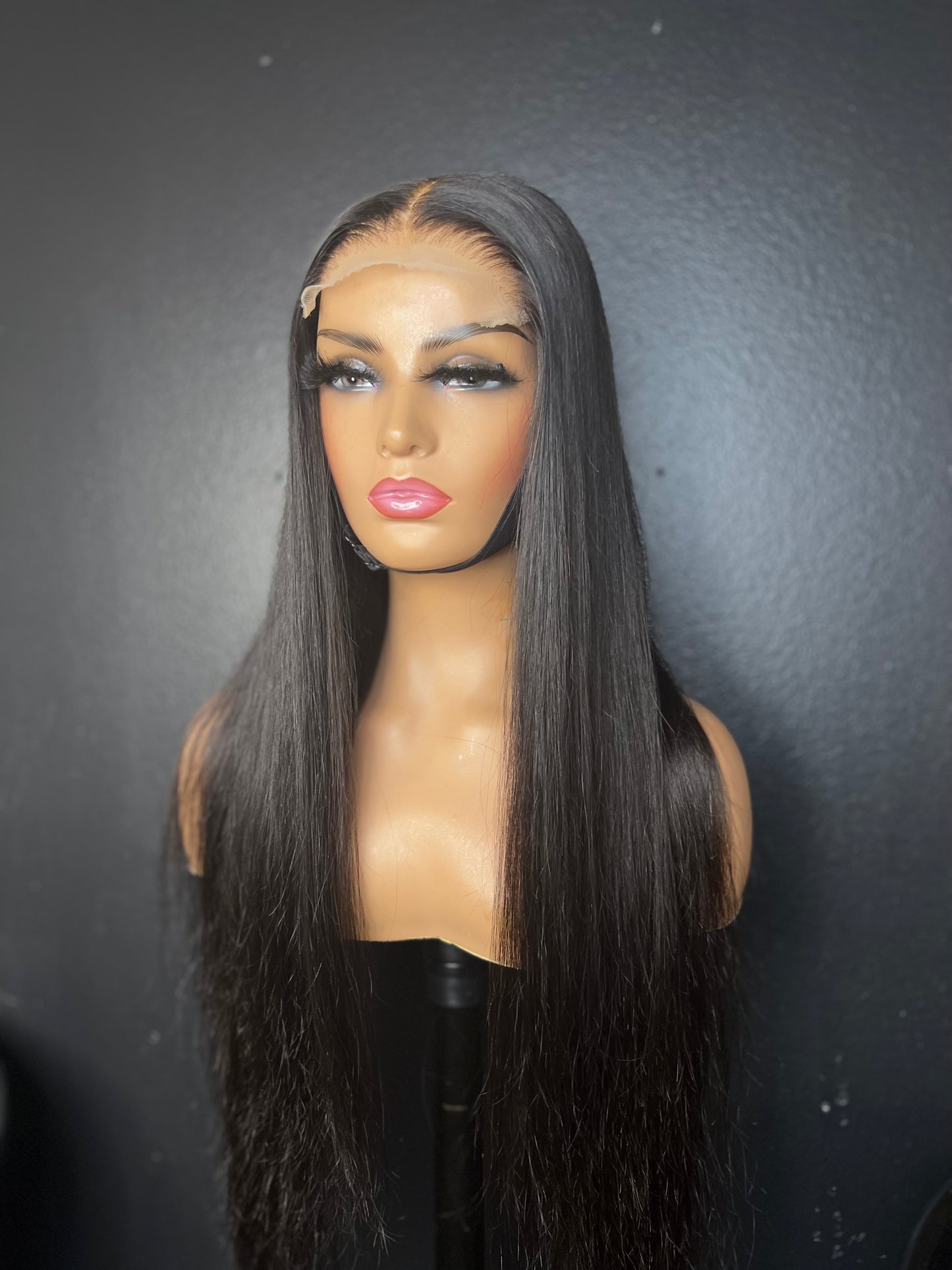 24 inch closure wig 5x5