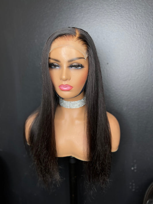 22 inch closure 5x5 wig