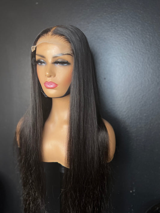 24 inch closure wig 5x5