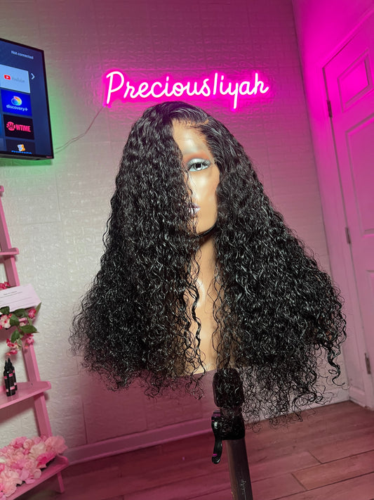 18” Burmese Curly Glueless Unit | Sasha
