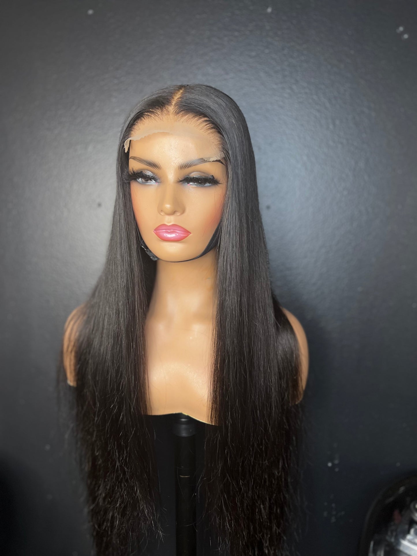 24 inch closure wig 5x5